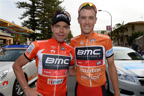 Cadel Evans and Dennis Rohan